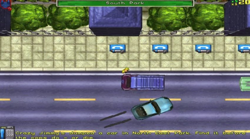 Driving game machine